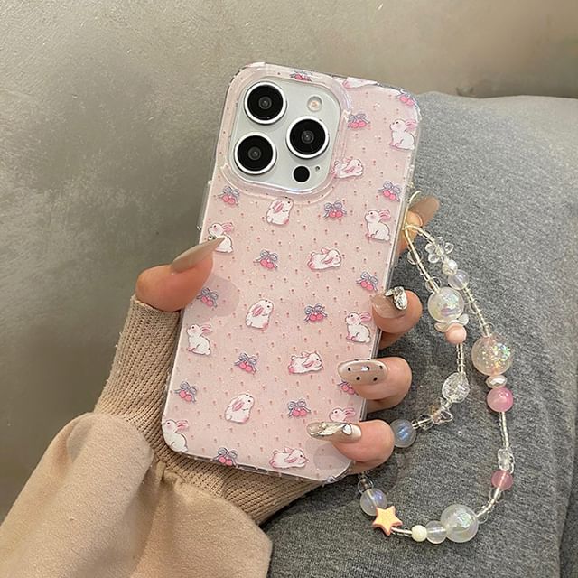 / Phone Rabbit Set Case Strap FashionChic