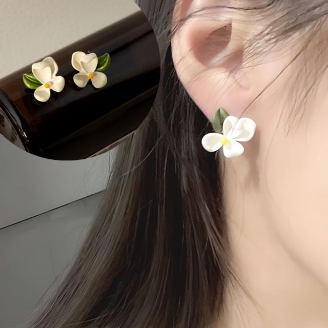 / Floral Cuff Earring Ear Alloy Stud Designs) (Various FashionChic
