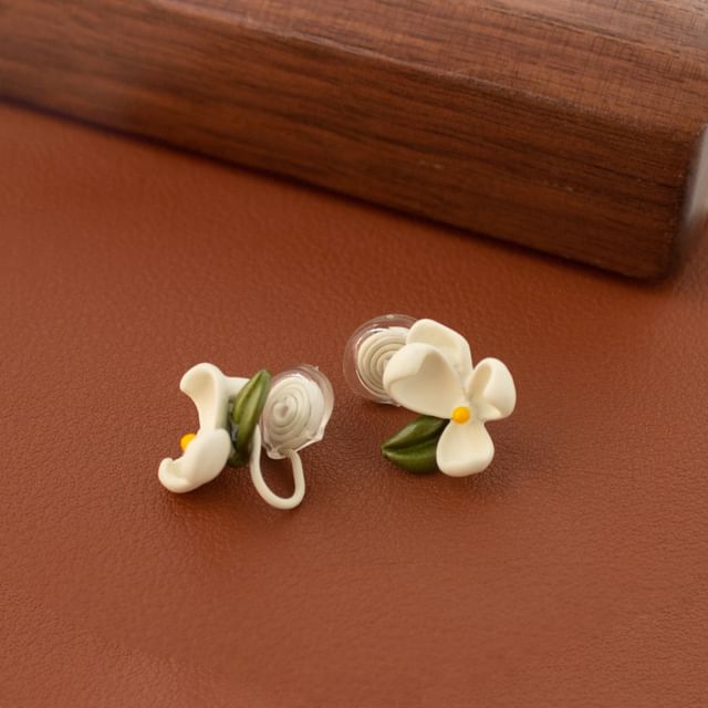 / Floral Cuff Earring Ear Alloy Stud Designs) (Various FashionChic