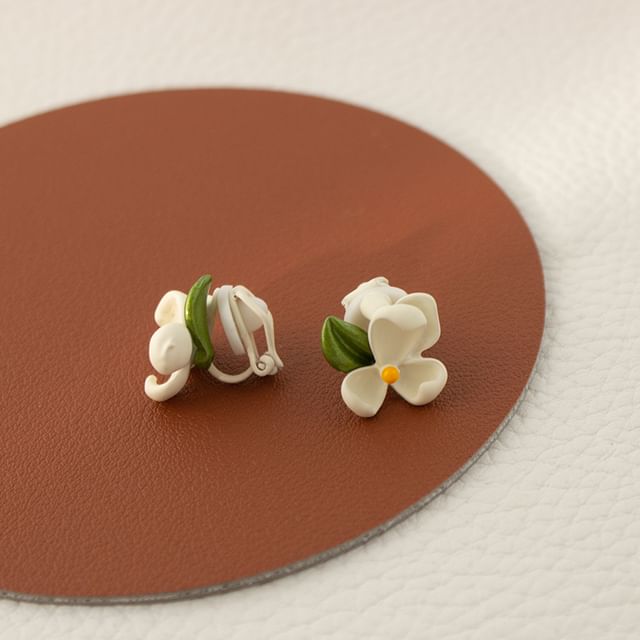 / Floral Cuff Earring Ear Alloy Stud Designs) (Various FashionChic