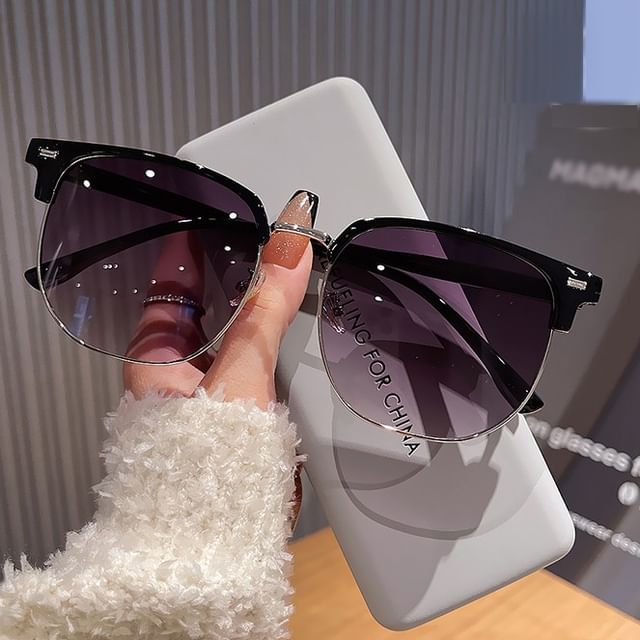 (Various Half / Designs) Pouch Cloth Polarized Frame Fabric Sunglasses Set Case Cleaning FashionChic