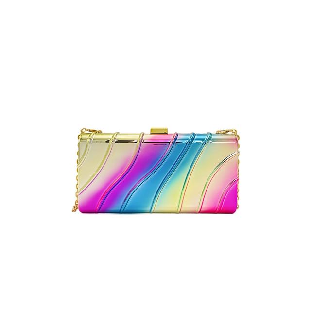 Strap Textured Chain Bag Crossbody FashionChic