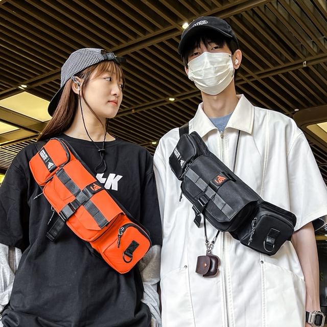 Lettering Belt Bag FashionChic