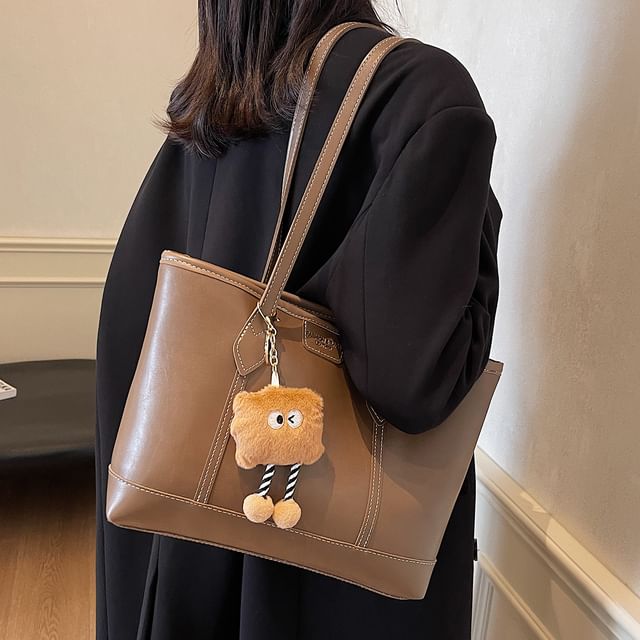 Bag Tote Faux Leather FashionChic