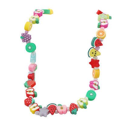 Y2K Fruits Beaded Necklace Boogzel Clothing