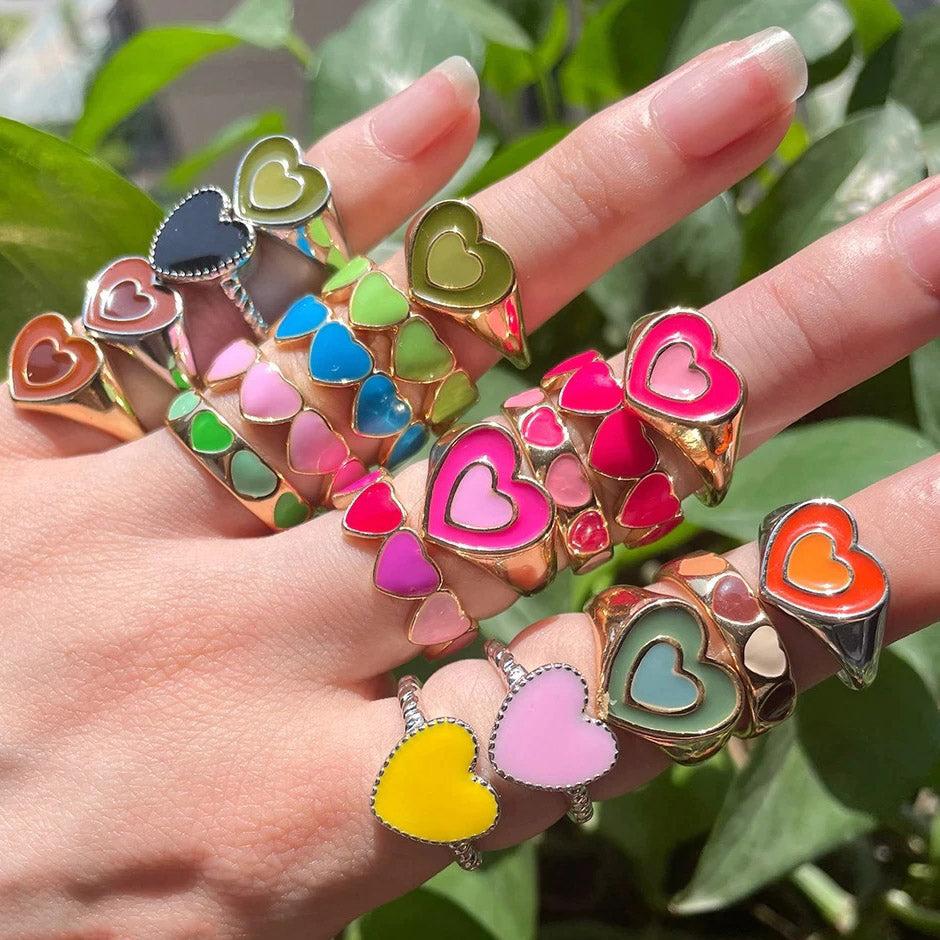 Y2K Cute Heartbreaker Ring Boogzel Clothing