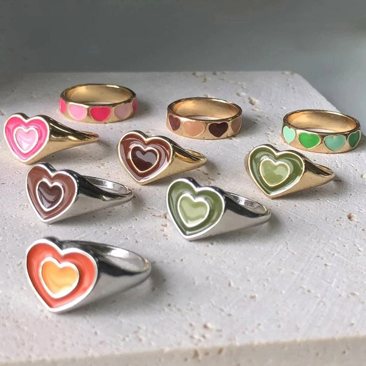 Y2K Cute Heartbreaker Ring Boogzel Clothing