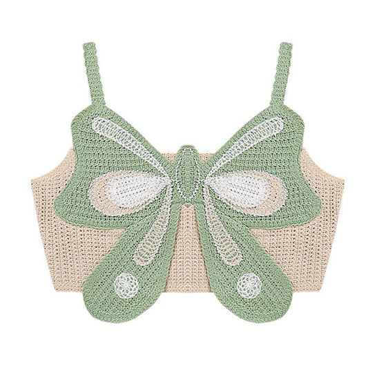 Sweet Butterfly Crochet Top Boogzel Clothing