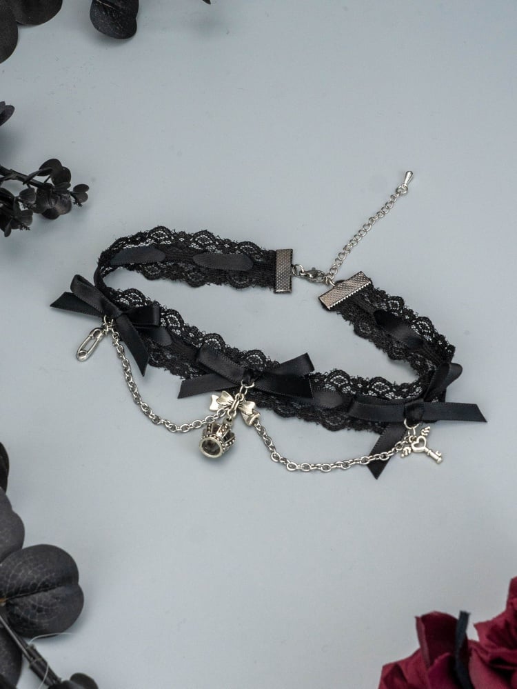 Lolita Bowknots Gothic Choker mySite