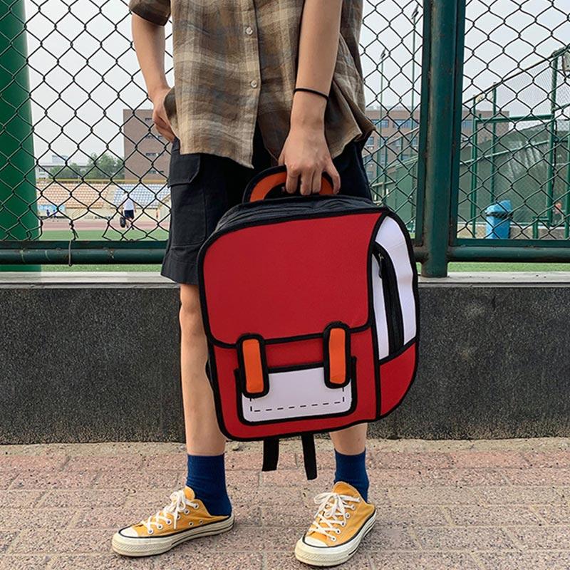 Three Dimensional Cartoon Backpack Modakawa