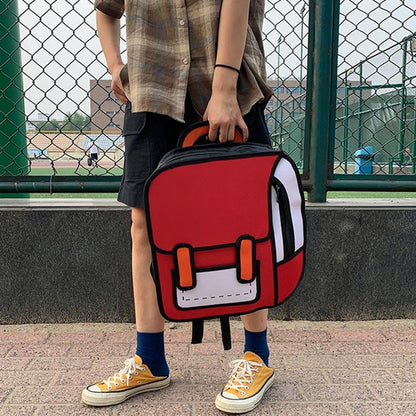 Three Dimensional Cartoon Backpack Modakawa