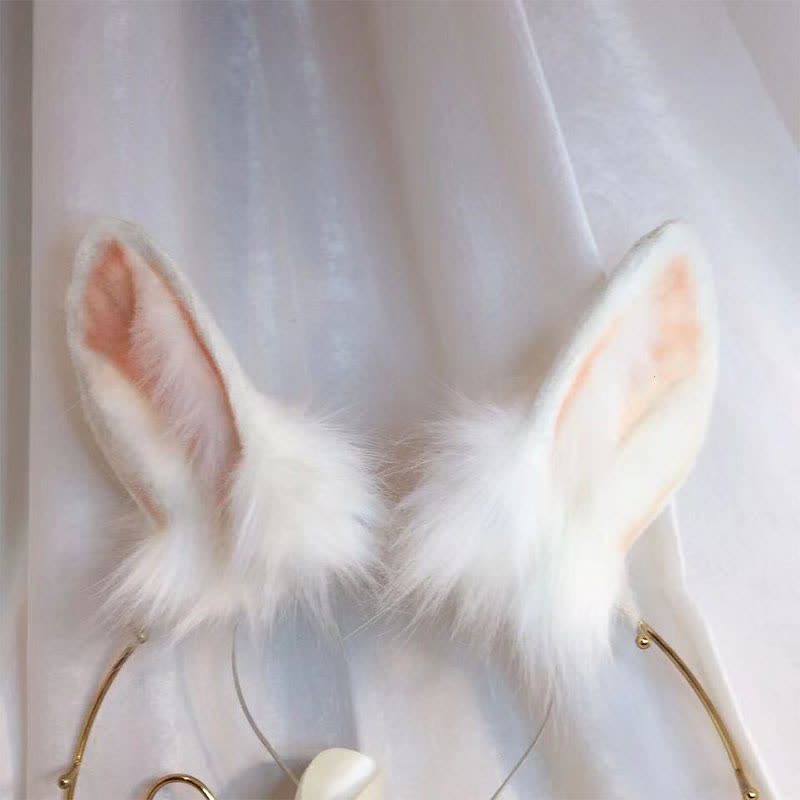 Bunny Ears Tail Headband Accessory Modakawa