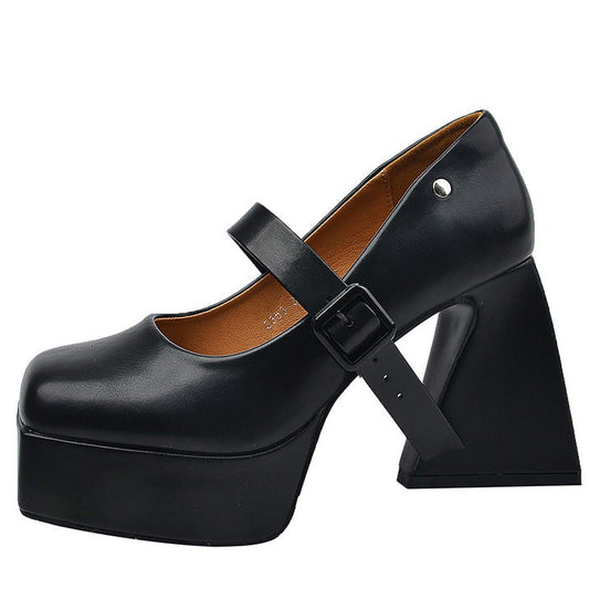 Campus Platform Mary Janes Heels Boogzel Clothing