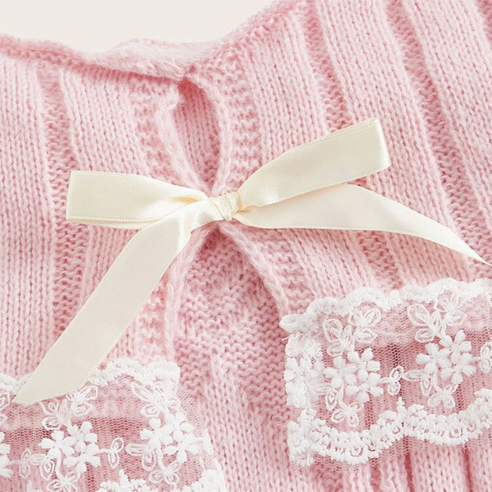 Elegant Knit Lace Sweater SpreePicky