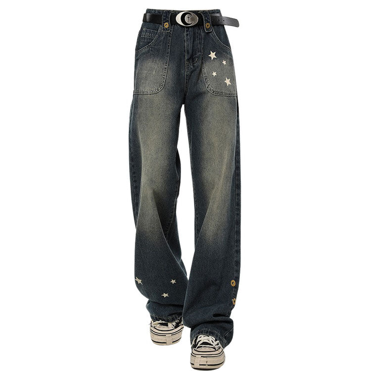 Star Wide Leg Jeans SpreePicky