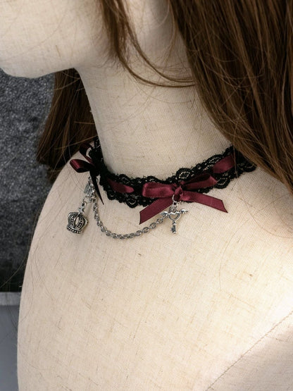 Lolita Bowknots Gothic Choker mySite