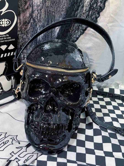 Lolita Gothic Punk Skull-shaped Tote Bag mySite