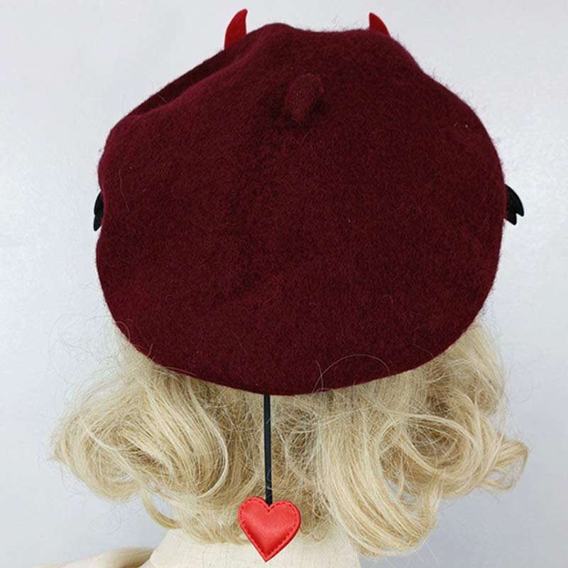 Chic Bat Wings Lolita Beret modakawa