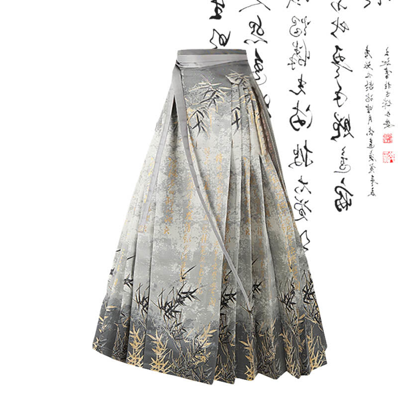 Vintage Buckle Tassel Shirt High Waist Lace-up Pleated Skirt modakawa