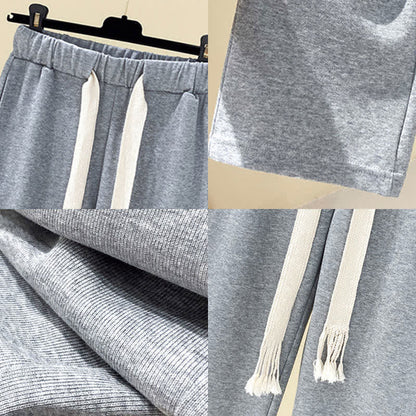 Sailor Collar Zipper Sweater Casual Pants Set modakawa