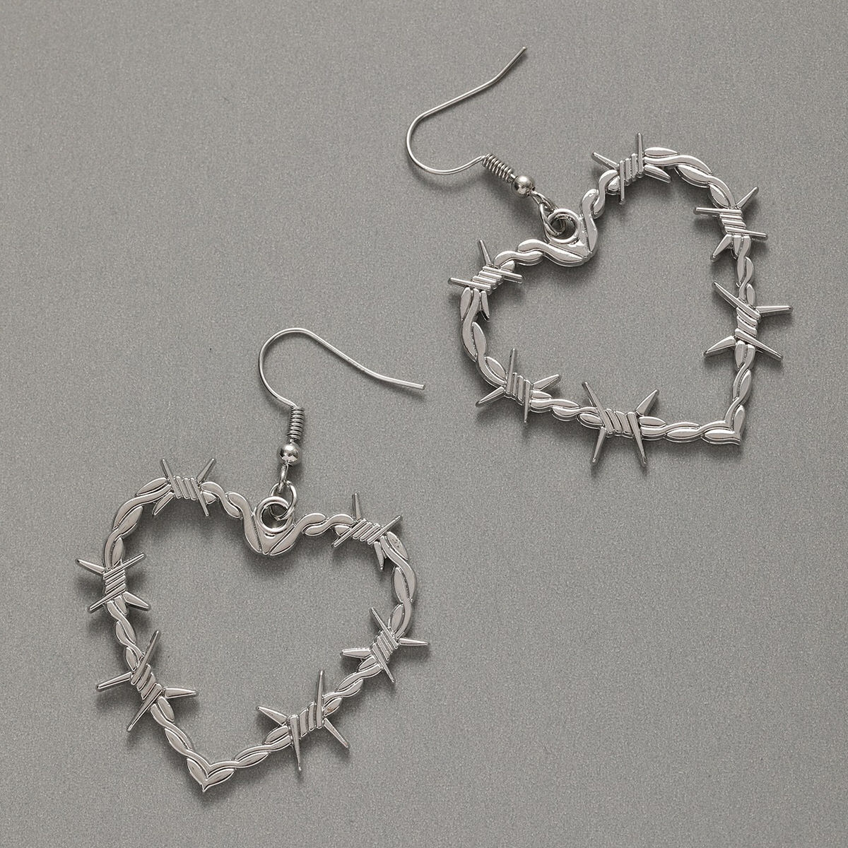 Wire Heart Earrings SpreePicky