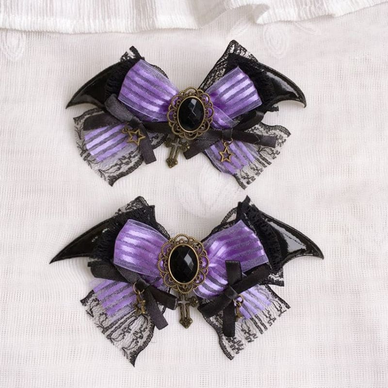 Batty Kitty Purple and Black Accessories ON1516 spreepickyshop