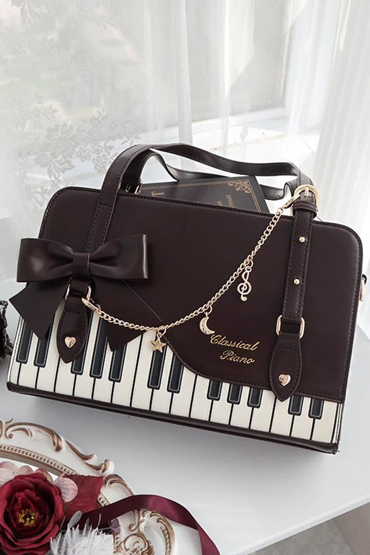 Piano Waltz Bowknot Handbag SpreePicky