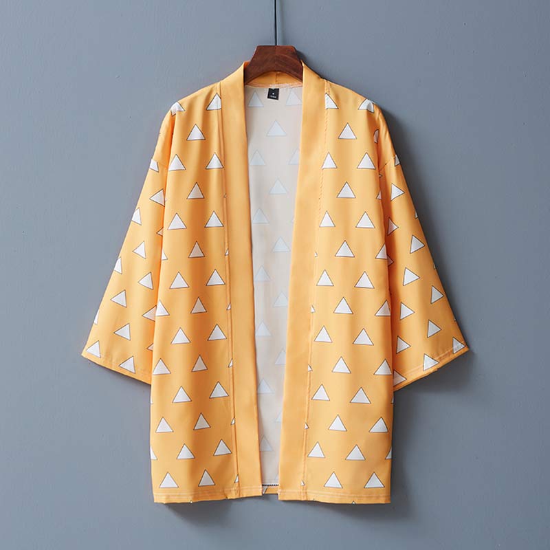 Vintage Kawaii Plaid Kimono Outerwear modakawa