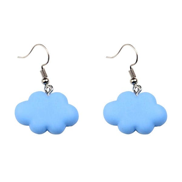 Blue Cloud Earrings - earrings