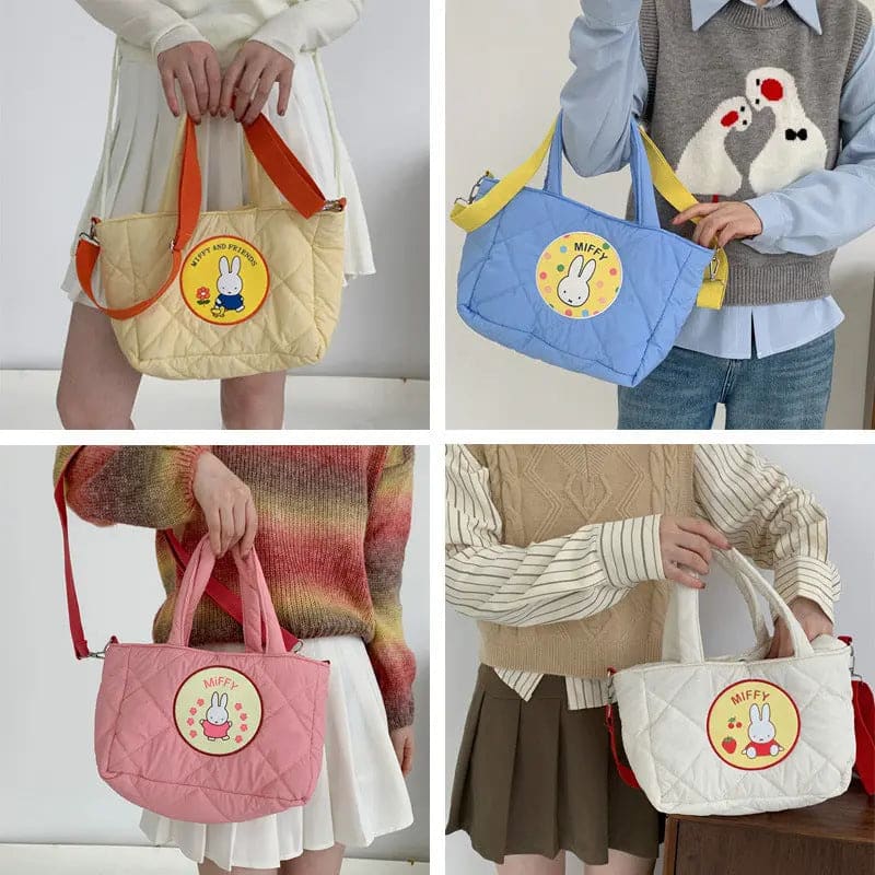 Kawaii Aesthetic Y2K Cute Fairy Bunny Embroidered Bag MK Kawaii Store