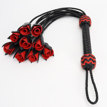 Red Maid Cosplay Leather Rose Whip modakawa