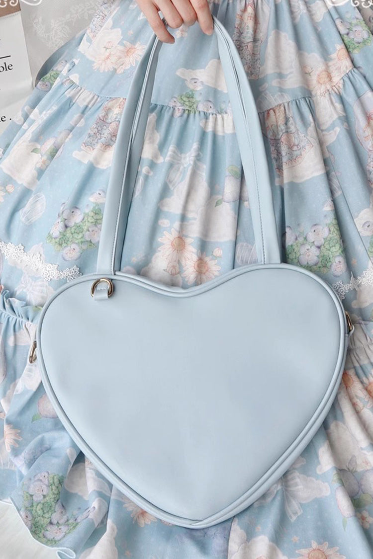 Solid Color Heart Lolita Shoulder Bag SpreePicky