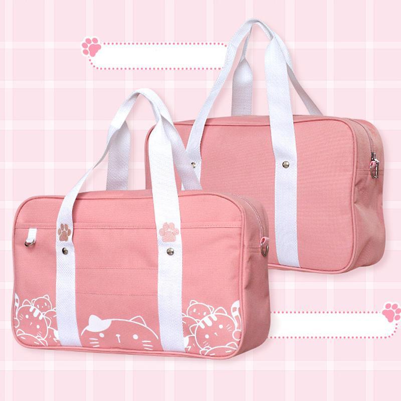 Kawaii JK Cat Cartoon Uniform Crossbody Bag Modakawa