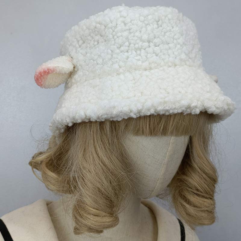 Cute Woolen Lolita Fisherman Hat modakawa