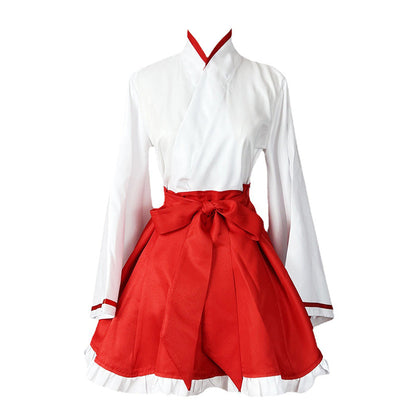 Cute Cosplay Big Bow Kimono Two Pieces Set modakawa