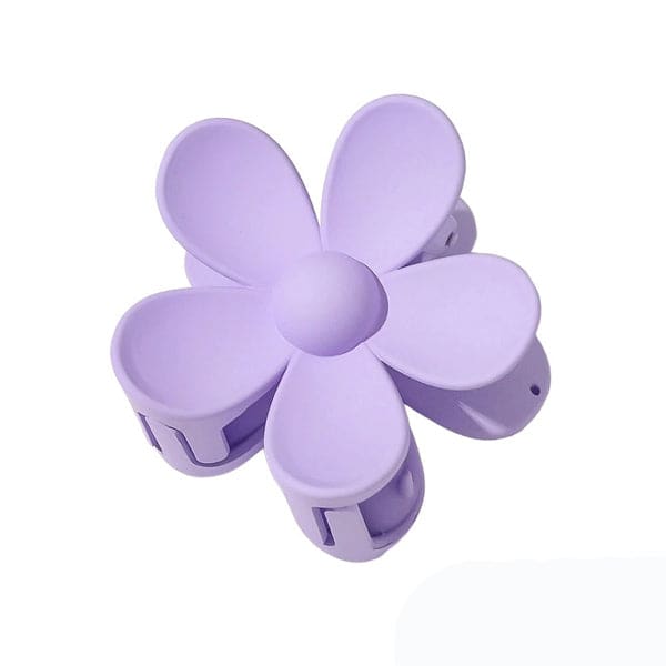 Candy Big Flower Hair Claw - Purple - Other