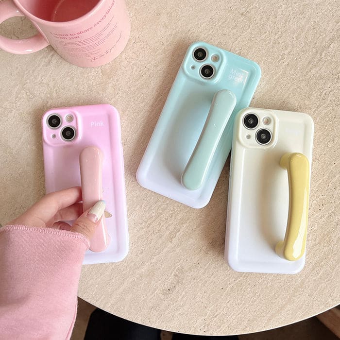 Candy Gradient Handle Phone Case - IPhone Case