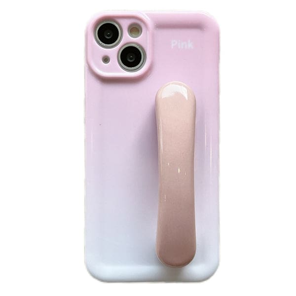 Candy Gradient Handle Phone Case - iPhone X / Pink - IPhone