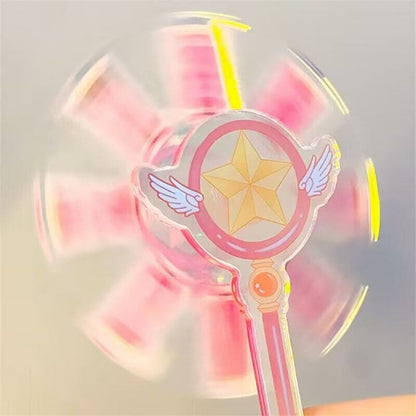 Cartoon Sakura Magic Stick Keychain