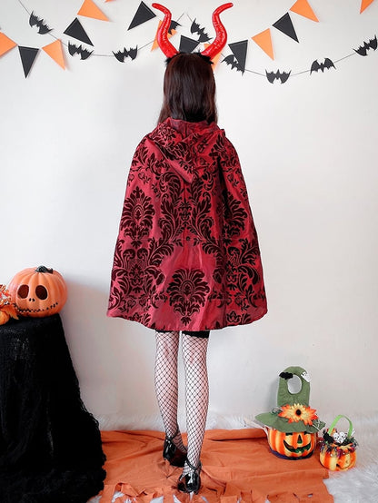 Halloween Vampire Red Costume Top and Skirt Set mySite