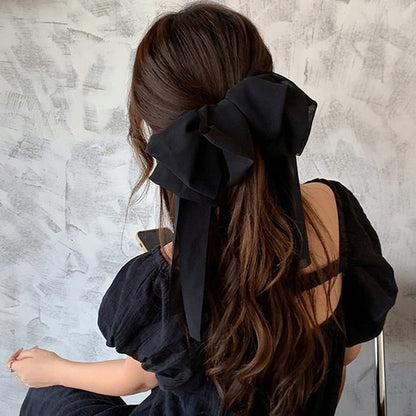 Flowy Hair Bow Pin SpreePicky