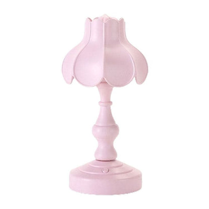 Colorful Lotus Desk Lamp - Light Pink