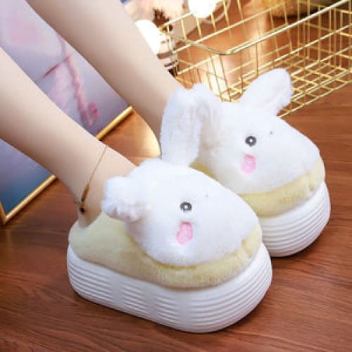 Cute Bunny Warm and Cute Slippers ON890 - Yellow / 36/37 -