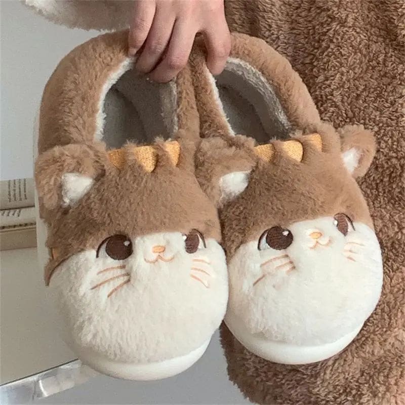 Kawaii Aesthetic Y2K Cute Fairy Cute Cat Cotton Slippers MK Kawaii Store