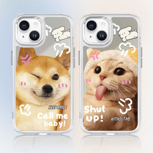 Cute Mirror Animal Phone Case