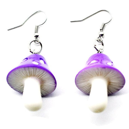 Cute Mushroom Earrings - earrings