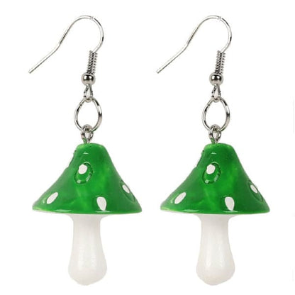 Cute Mushroom Earrings - earrings