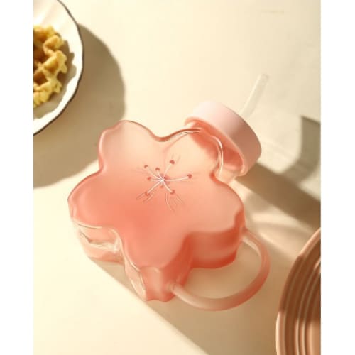 Cute Sakura Pink Cherry Blossom Water Bottle ON1092 MK Kawaii Store