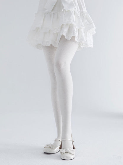 Sweet Soft Lolita White Tights SpreePicky