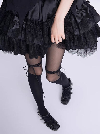 Sweet Lolita Ribbon Tights SpreePicky